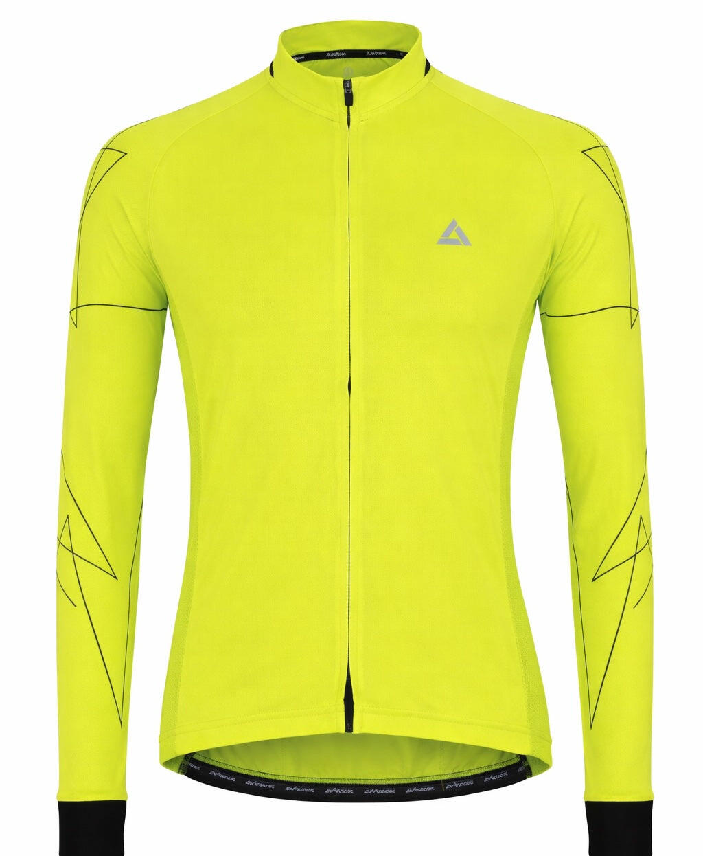 Herren Fahrradtrikot Langarm Pro Line Neon 2/4