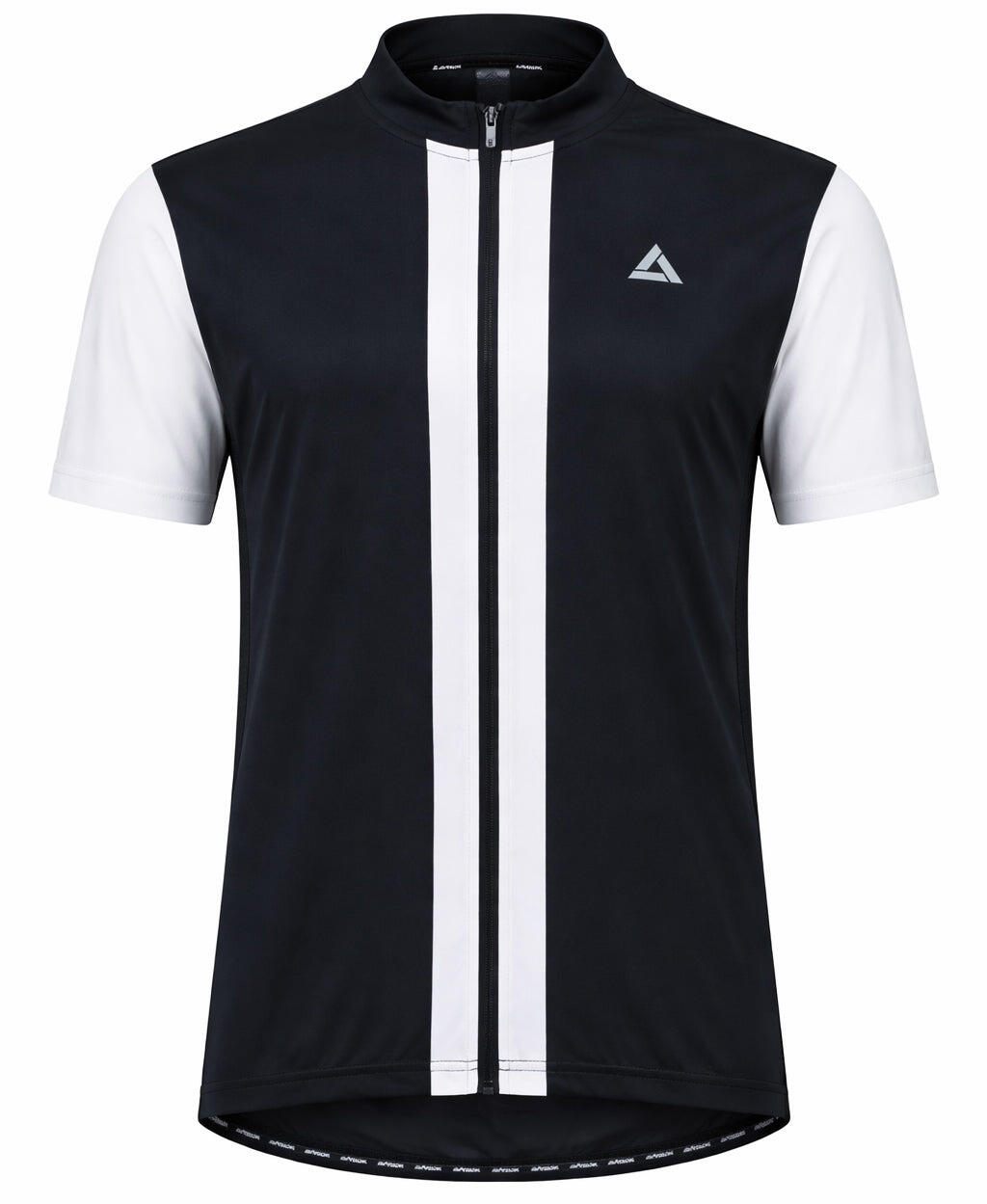 Herren Fahrradtrikot Kurzarm Radtrikot Pro Line II Schwarz Weiss 2/4