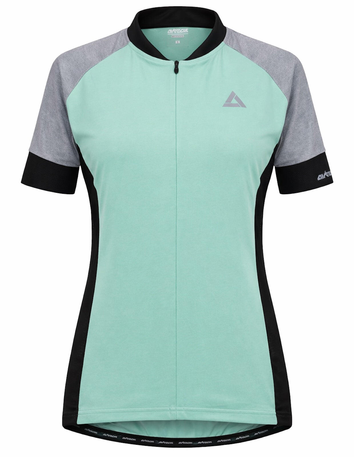 Damen Fahrradtrikot Kurzarm Radtrikot Pro Line Blau 4/4