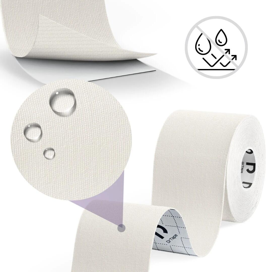 Taśma kinezjologiczna do tejpingu wodoodporna mocna 5 cm x 5 m DrTape 3/4