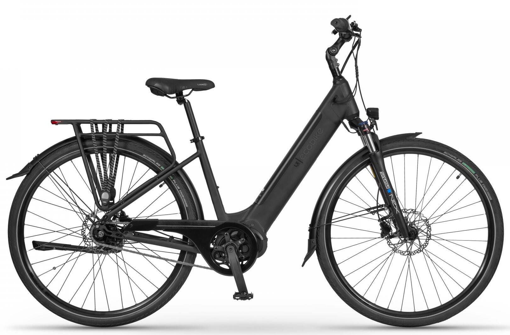 Ecobike rower elektryczny LX 17 czarny V2 48V LG UART z baterią 14 Ah