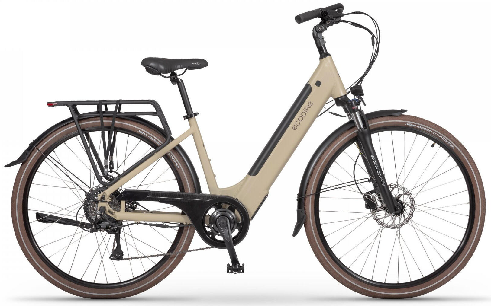 Rower elektryczny Ecobike X-CITY Cappucino V2 rama 17