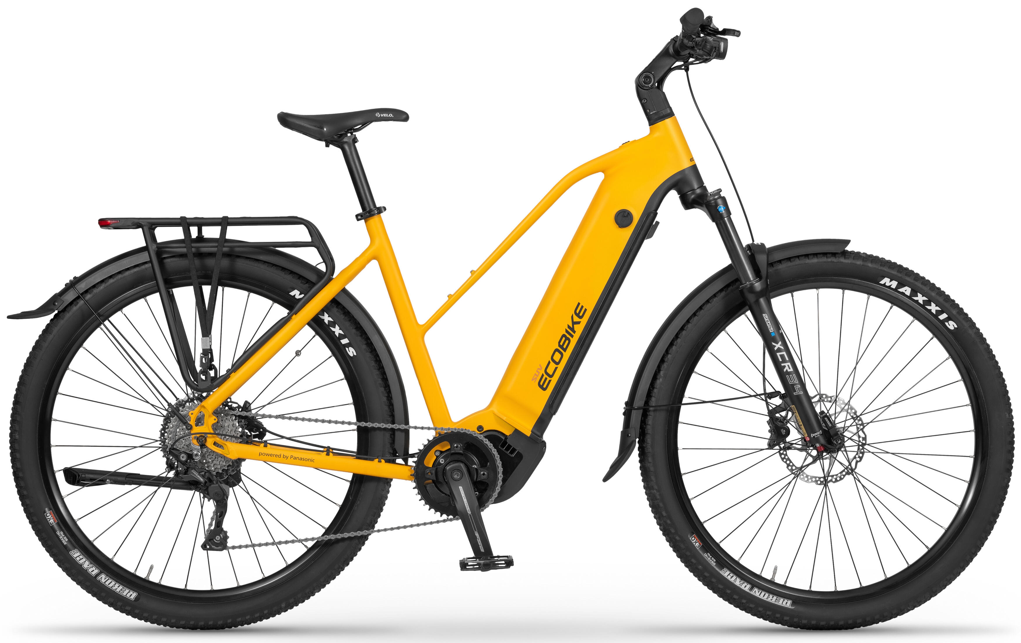 Rower elektryczny EcoBike  Expedition yellow SUV rama 19