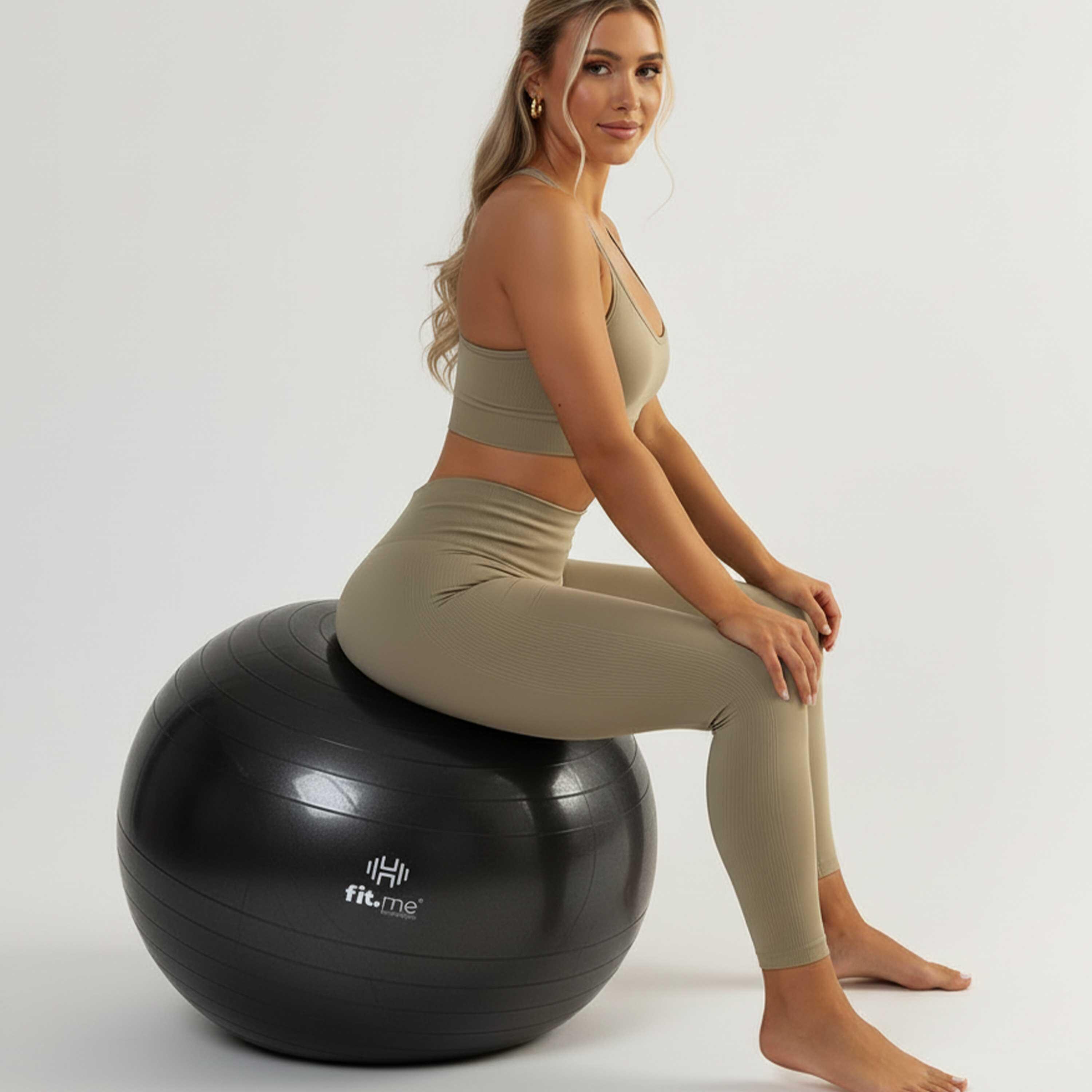 Piłka gimnastyczna fitness z pompką Fit.me 7/7