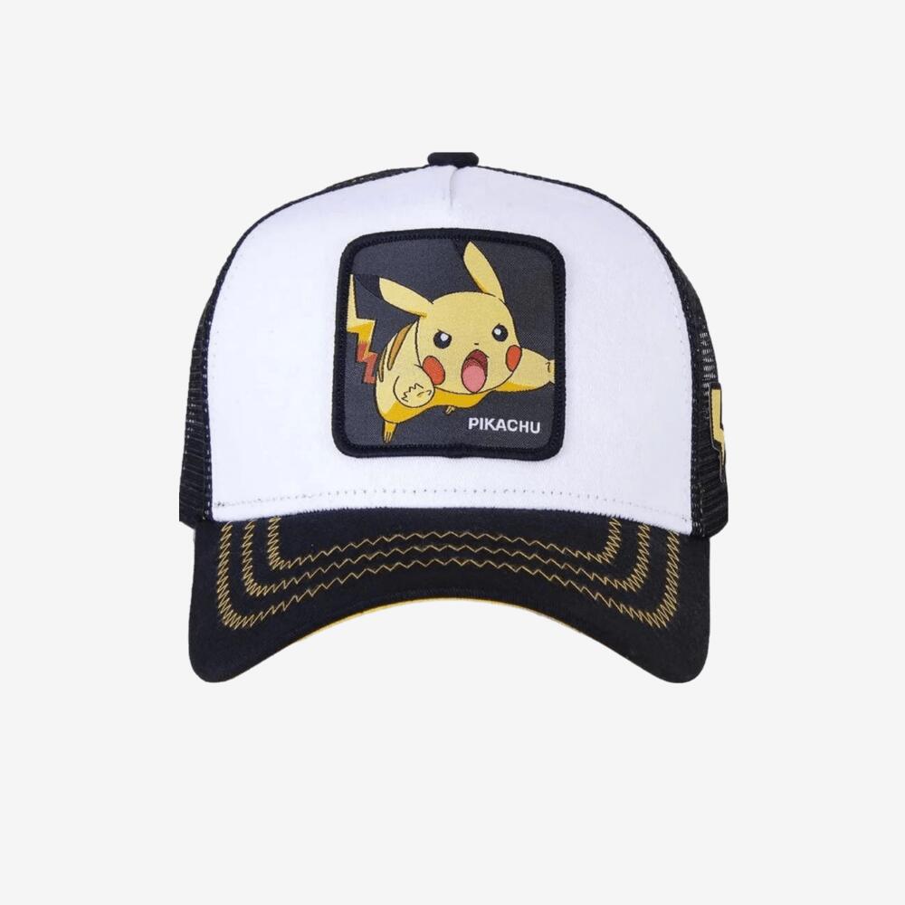 Casquette Capslab trucker Pokemon Pikachu Blanc 6/7