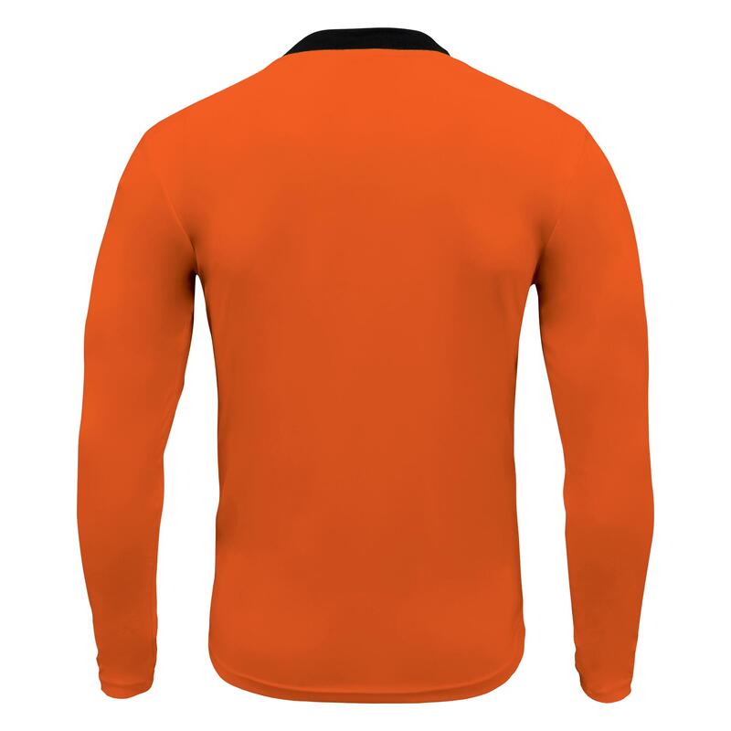 Running Maglia Dusseldorf ML Maniche Lungi Arancio-Nero