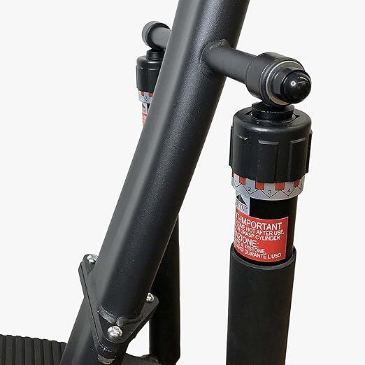 JK FITNESS Stepper Pieghevole Con Manubrio, 12 Livelli Regolabili, Salvaspazio 4/4