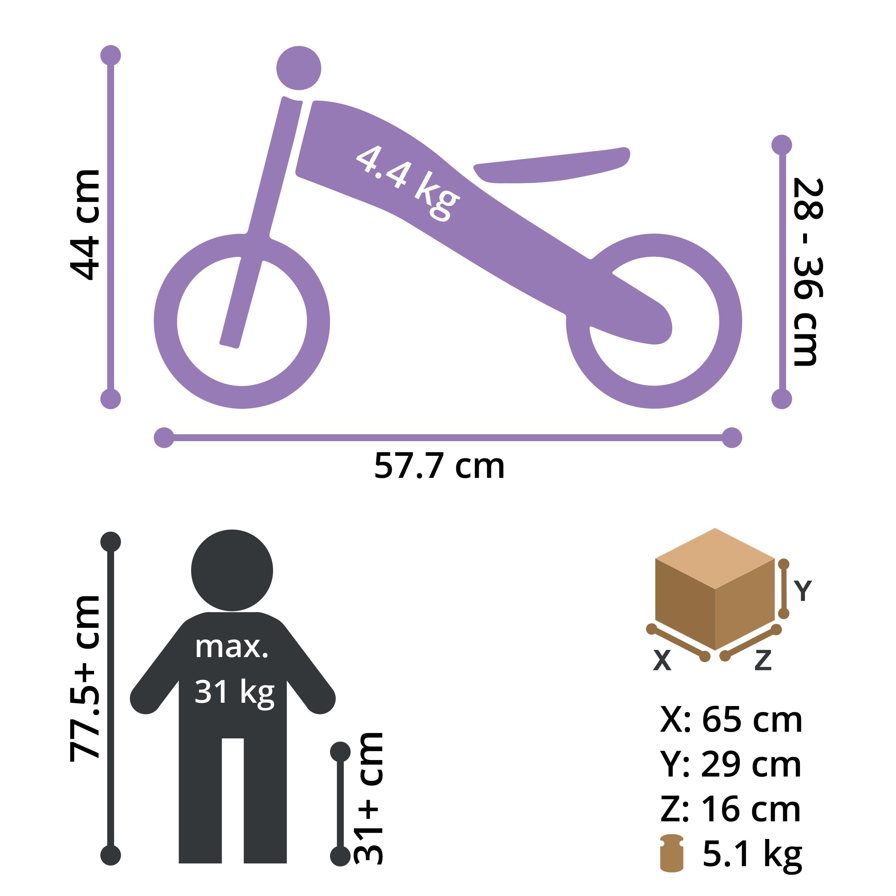 Bicicletta senza pedali per bambini 10 pollici, a partire dai 2 anni 3/7