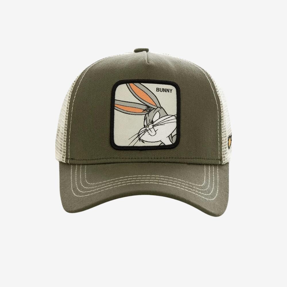 Casquette Capslab Looney Tunes Bunny Vert Kaki 5/7