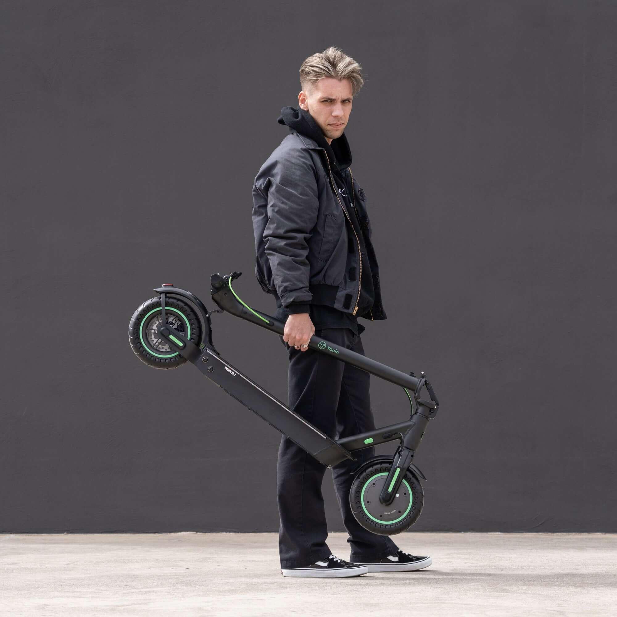 Patinete eléctrico Youin XL2 500W 30km 10" IPX4 plegable Segunda vida 7/7