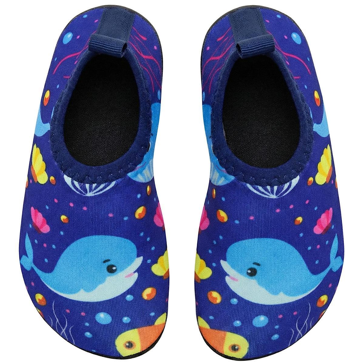 Neopren Wasserschuhe für Kinder mit Wal-Motiv 2/4