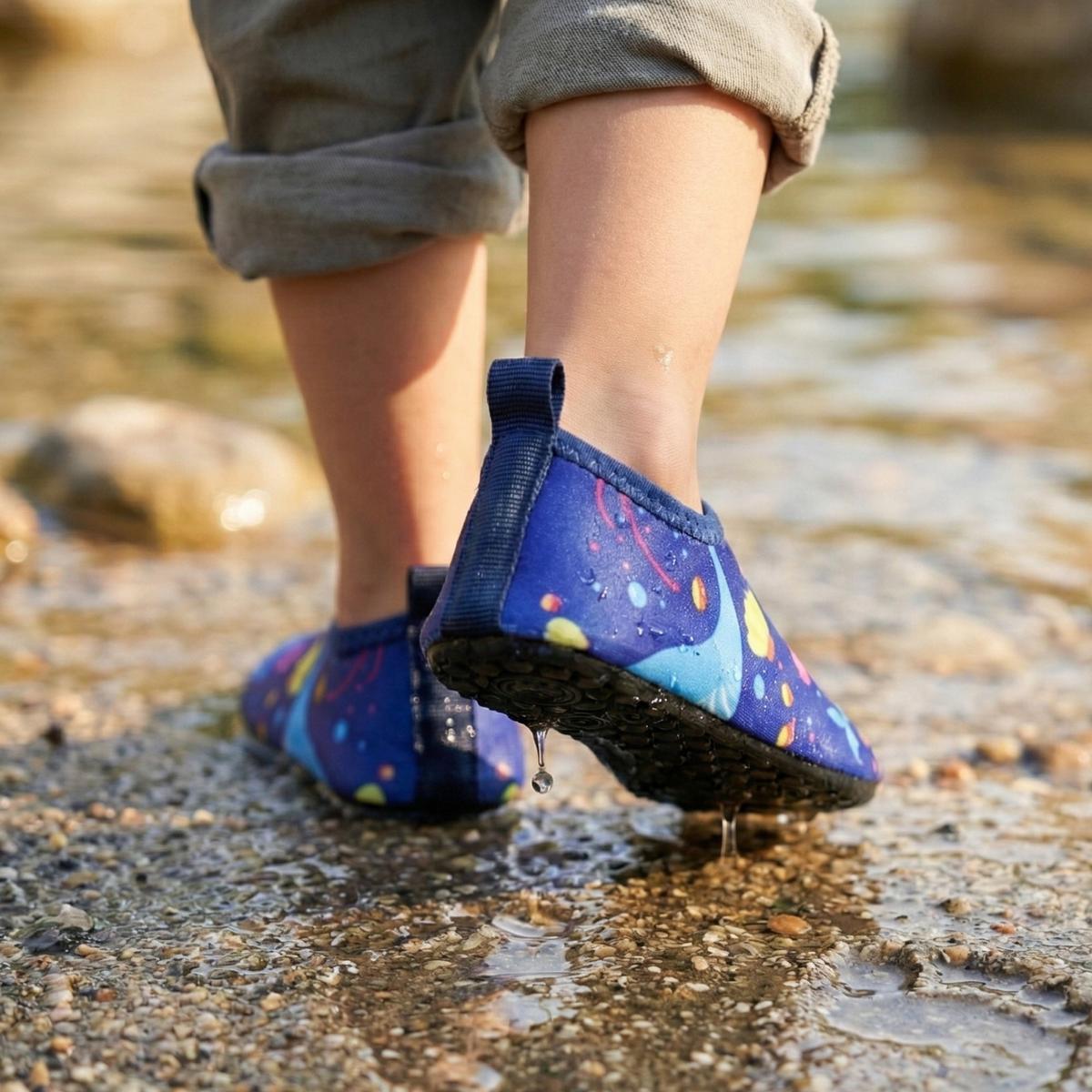 Neopren Wasserschuhe für Kinder mit Wal-Motiv 4/4