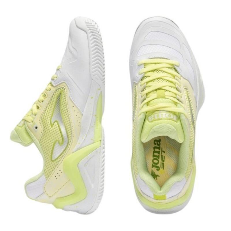 Zapatillas Joma Set 2611 Blanco Amarillo Mujer 2/5