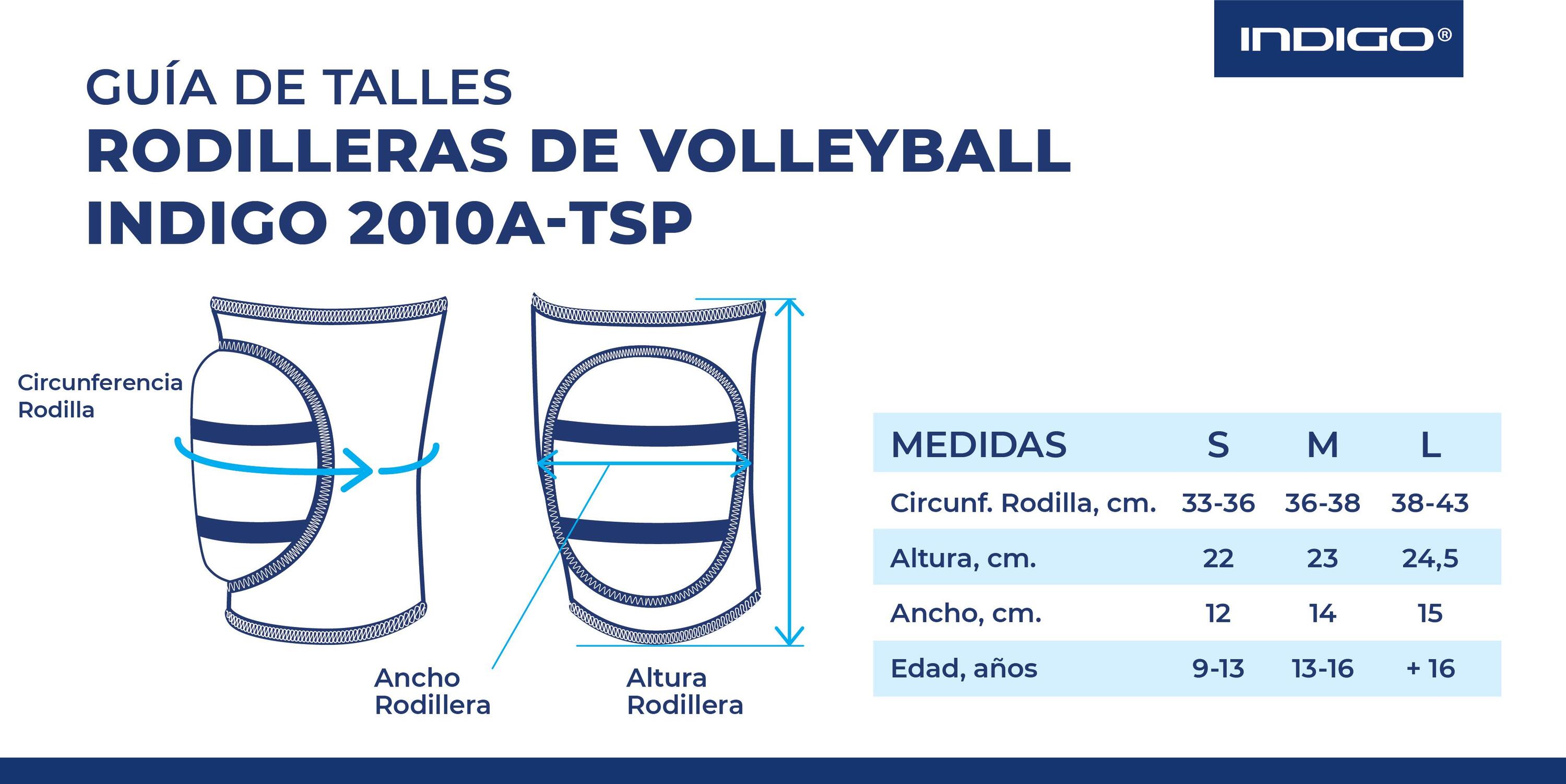 Genouillère Rembourrée pour Volleyball INDIGO Bleu 2/4