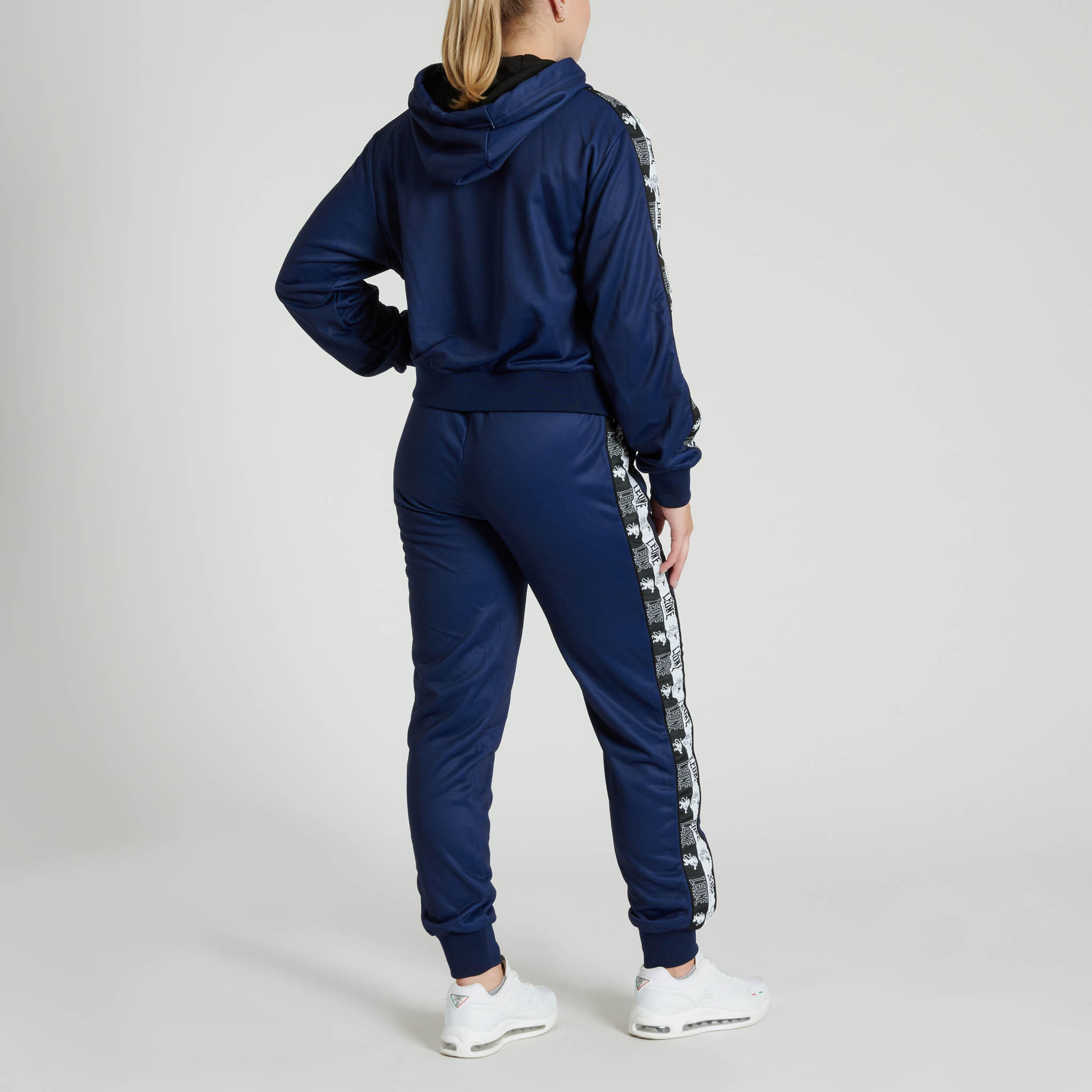 Fato de treino completo feminino LEONE 1947 ICONIC azul M 3/4