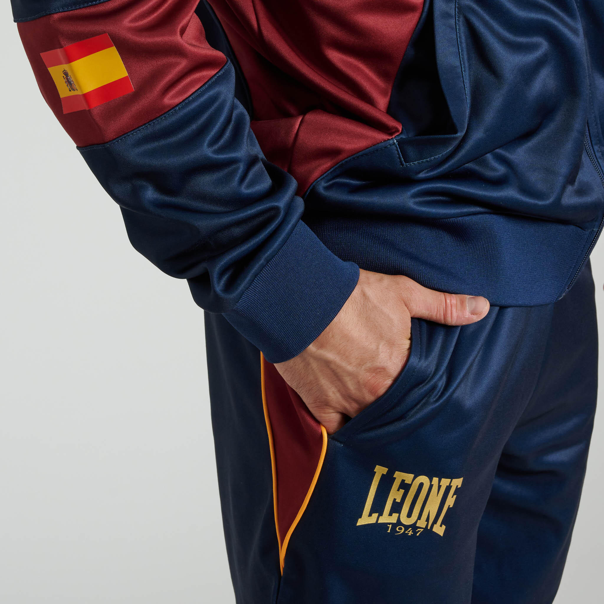 LEONE 1947 Conjunto de Treino Spain para Homem Azul e Bordô 3/3