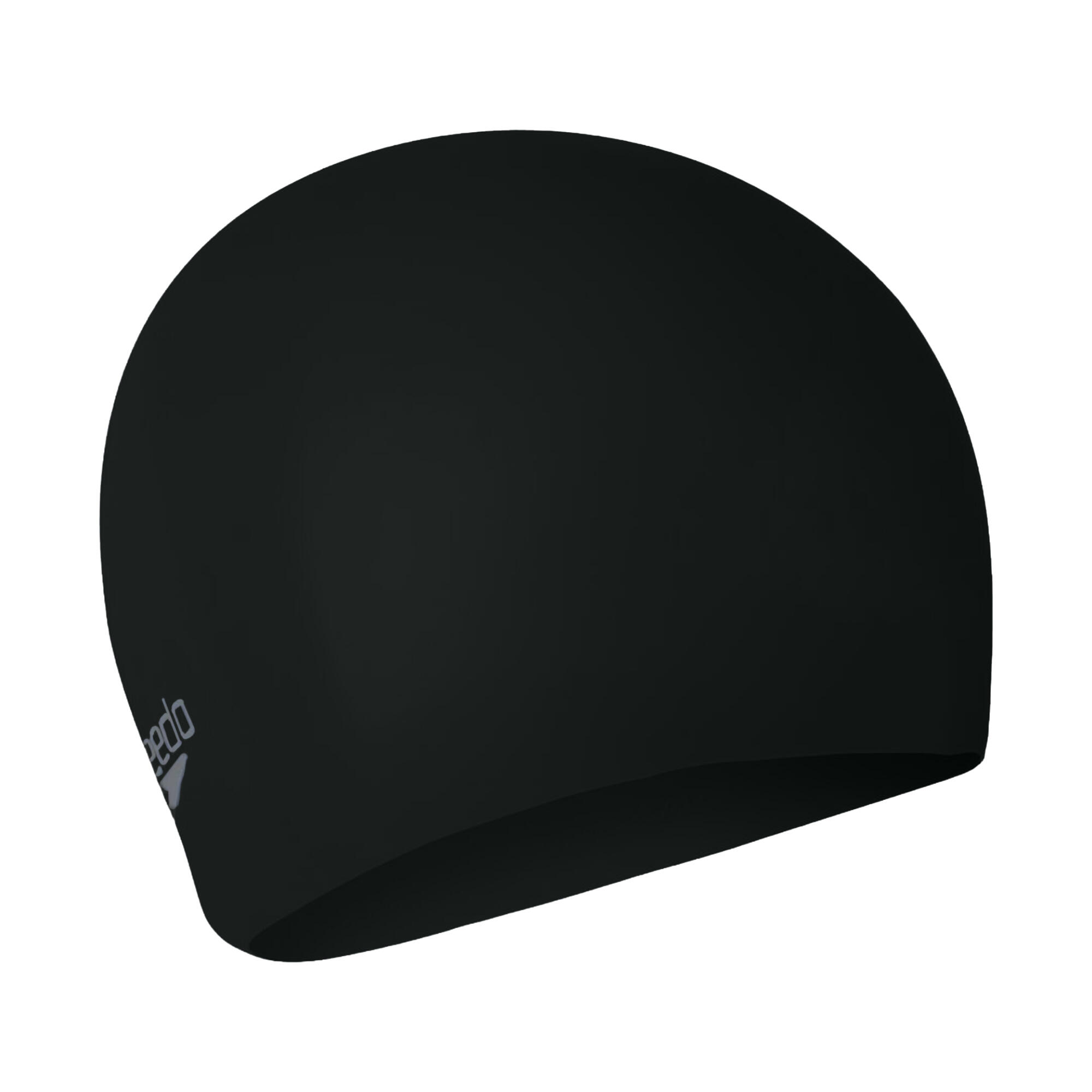 Unisex Zwemuts Lang Haar voor Volwassenen (Zwart) 4/4