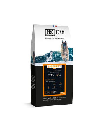 Croquettes chien adulte sportif poulet, agneau, poisson- Pro Team Essentiel 3800
