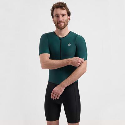 Trisuit dames en heren korte mouwen triathlon pak - florida