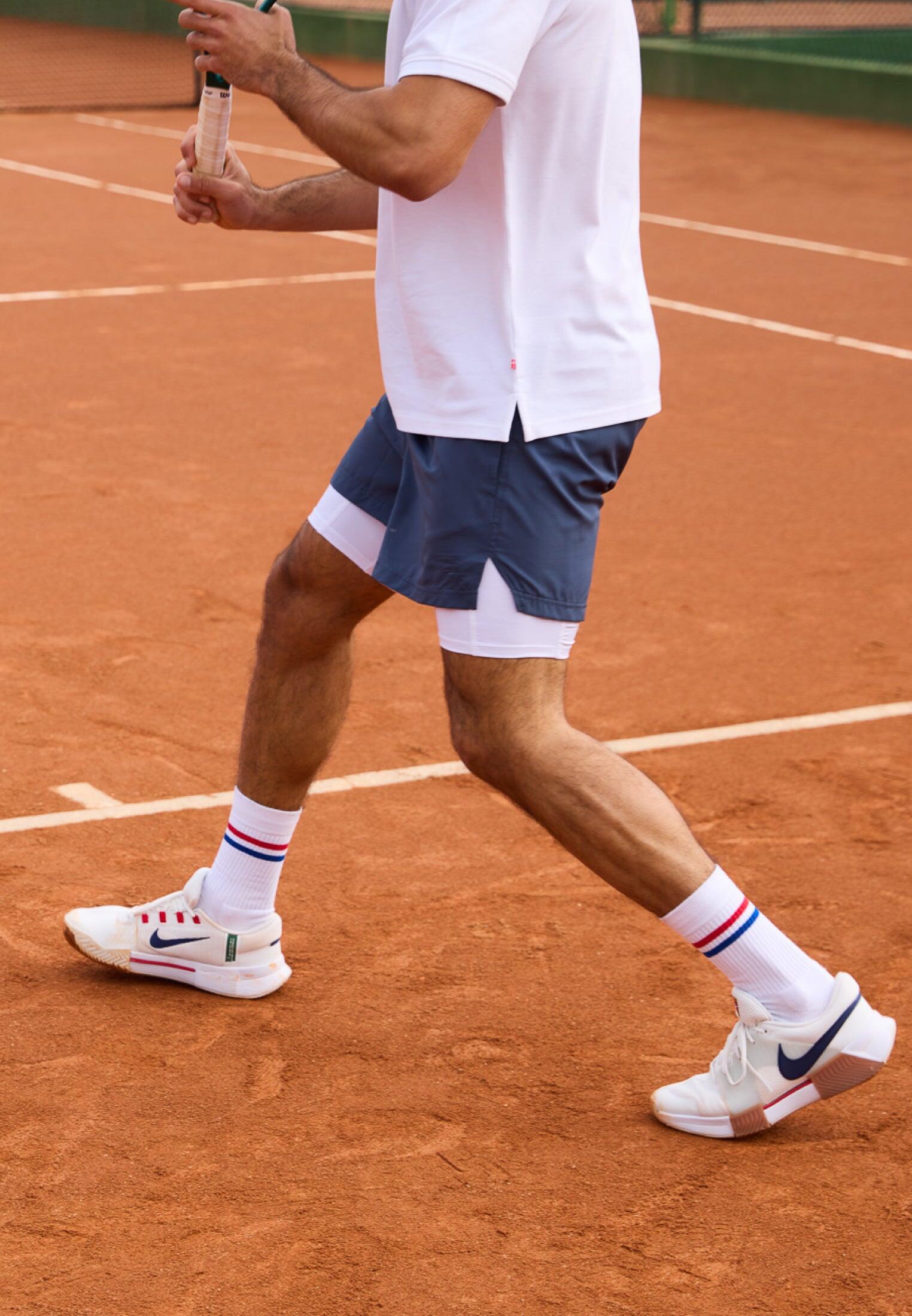 Calcetines de tenis de algodón acolchados 3 pares 4/5