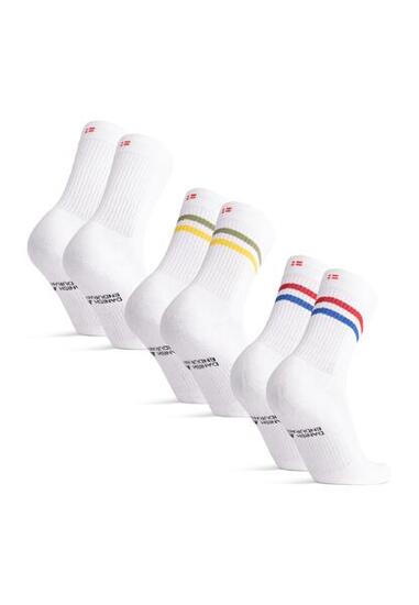 Tennis Crew Socken aus Baumwolle gepolstert 3 Paar