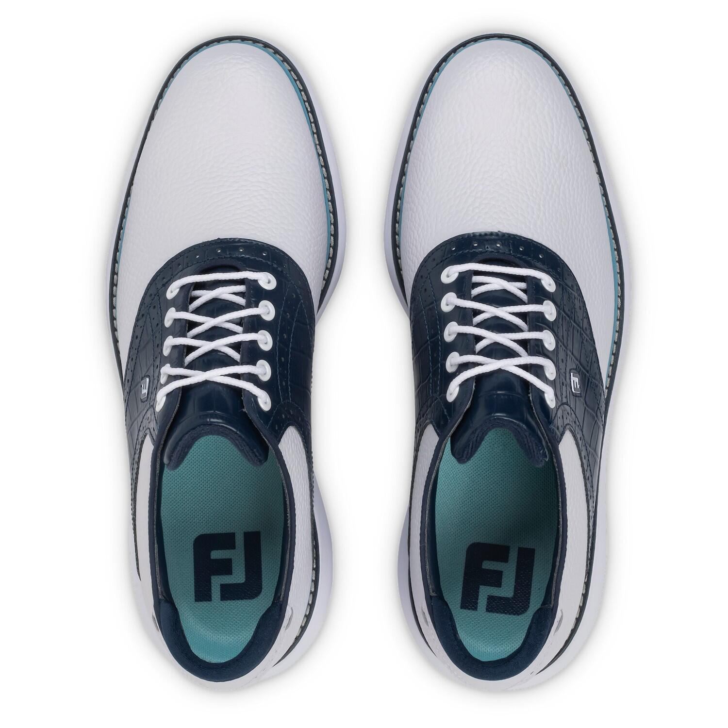 Golf schoenen FootJoy Traditions voor heren, wit 6/7
