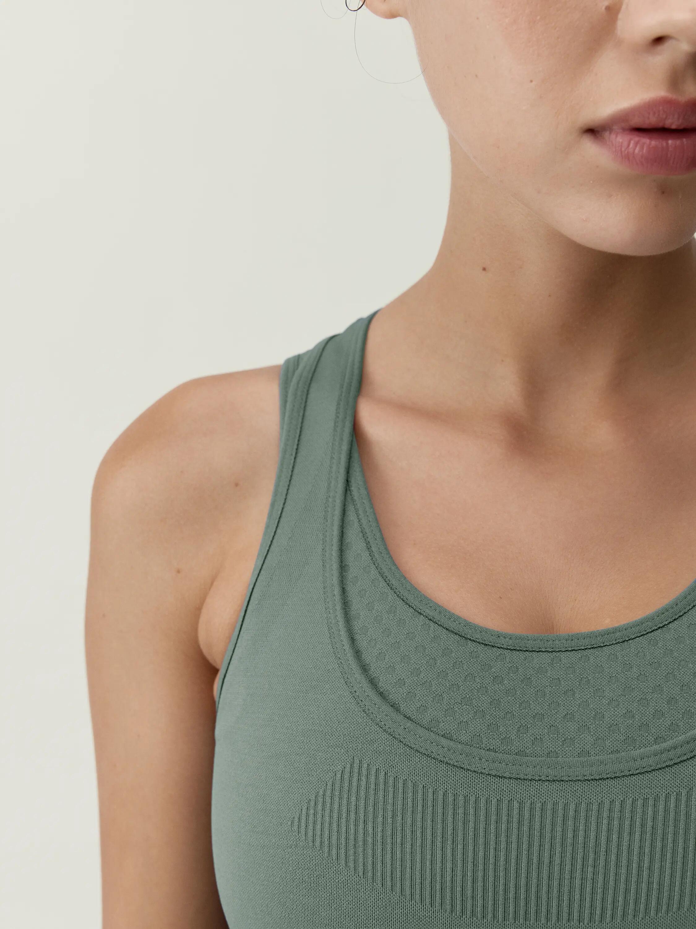 Top sportivo donna Nina Senza cuciture sostegno alto coppe estraibili 5/5