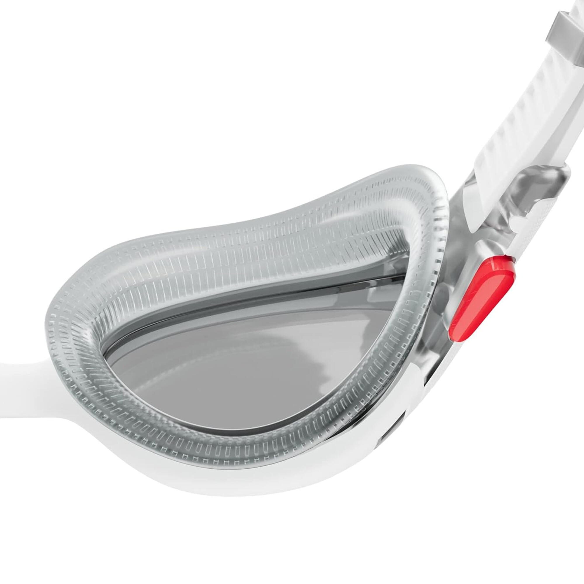 Lunettes De Natation BIOFUSE 2.0 Adulte (Blanc / Rouge / Gris Clair) 4/4