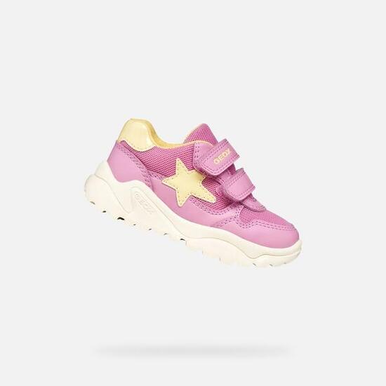 Baskets Bébé Fille CIUFCIUF BABY GIRL Rose Foncé/Jaune Clair