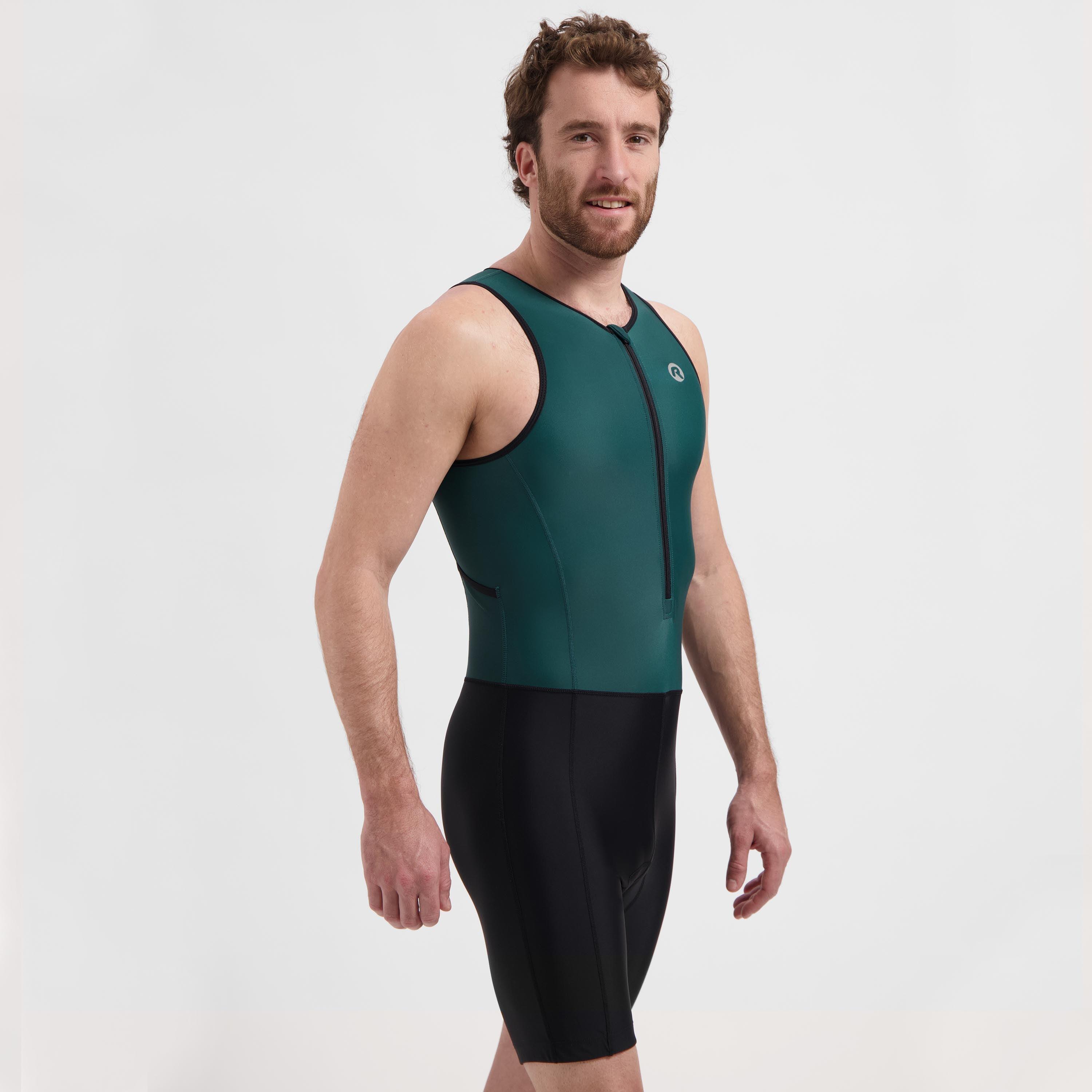 Trisuit Dames en Heren Mouwloos Triathlon Pak Florida 3/7