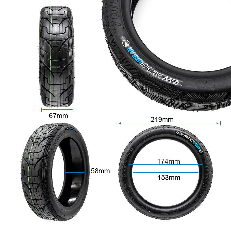 Neumático tubeless 70/50-6,1 EWHEEL PANTHERURBAN Con gel antipinchazos 2/5
