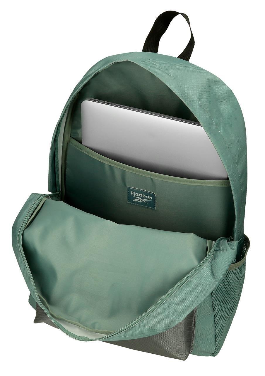 Mochila esportiva feminina Reebok Arlo verde-claro 3/5