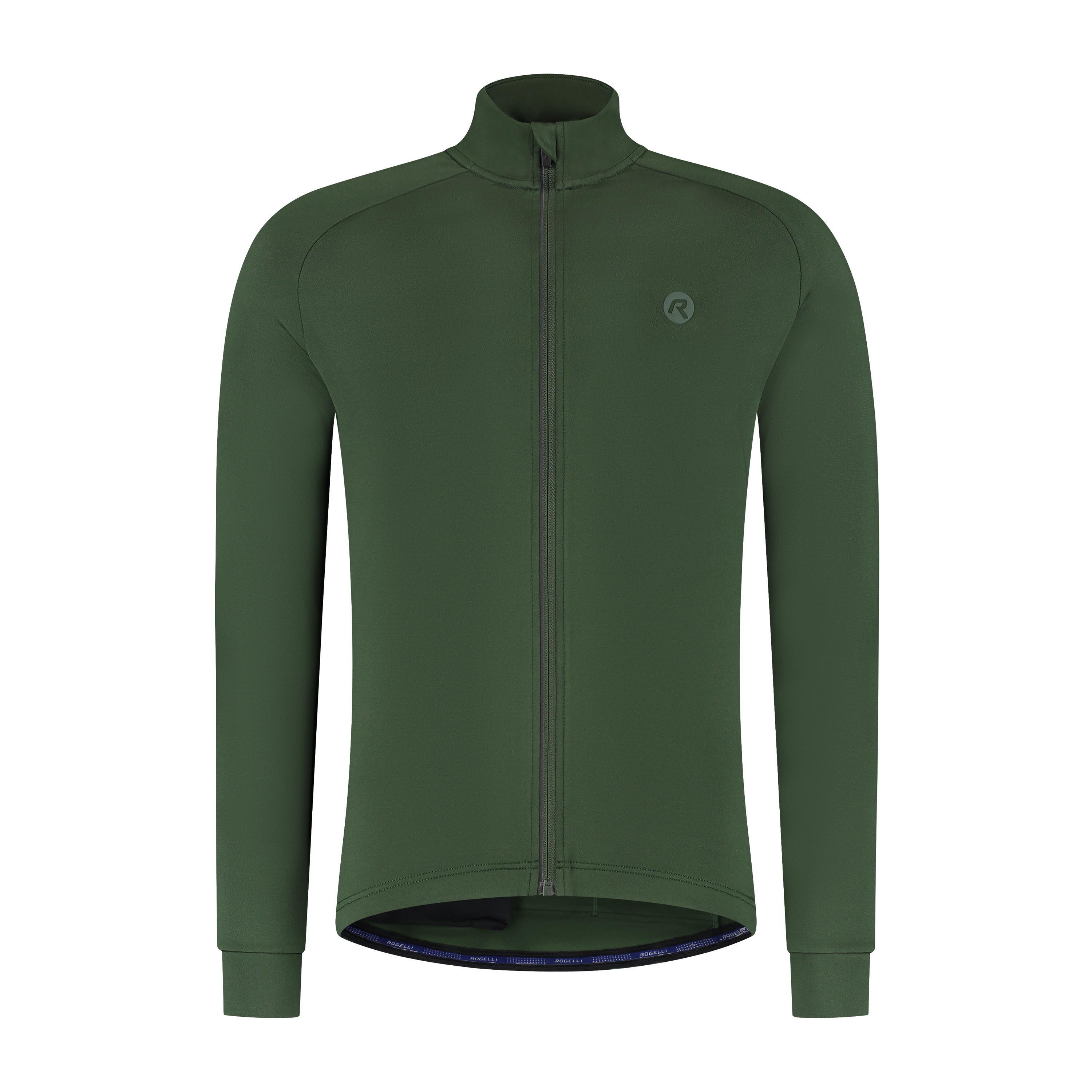 Maillot de cyclisme manches longues Homme Vert Essential II 2/7