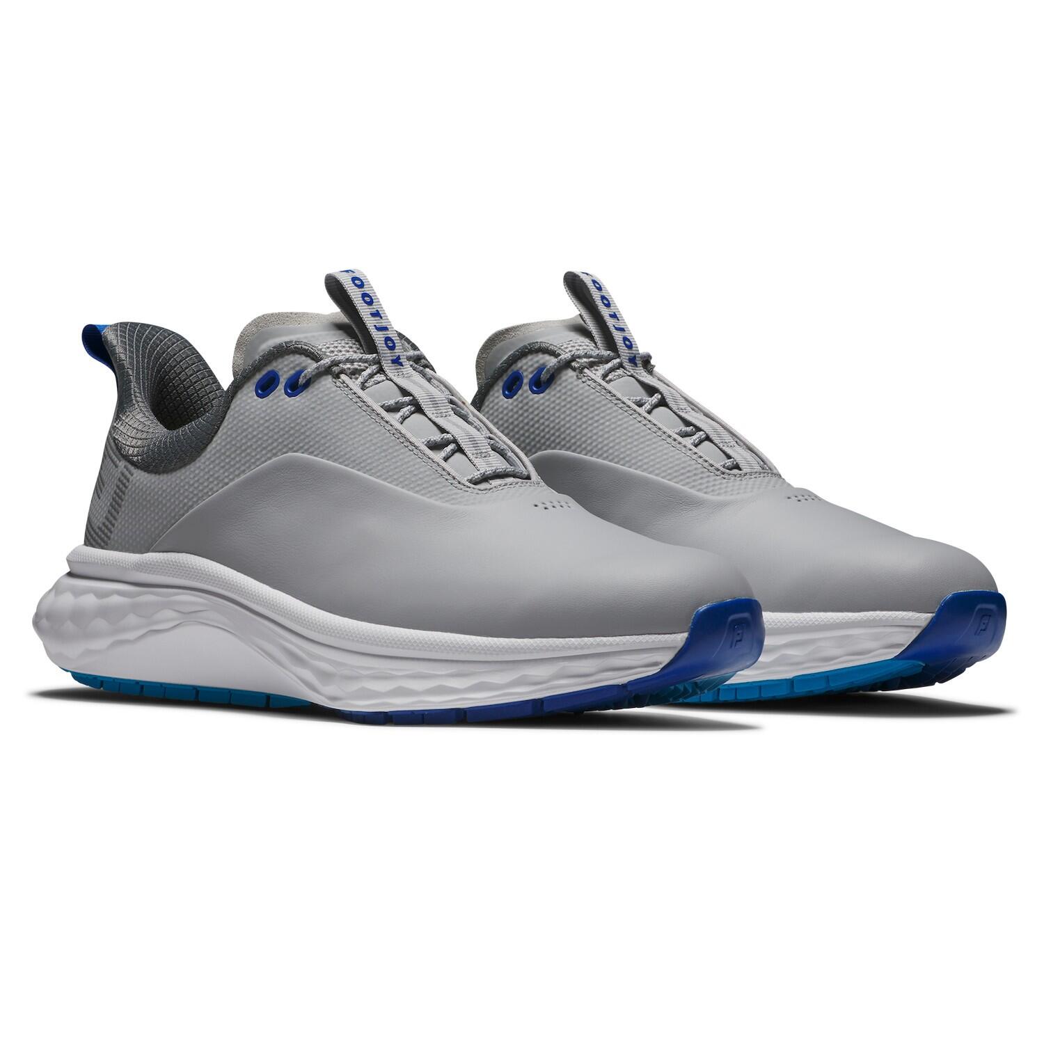 Chaussures de golf Footjoy Quantum pour homme, grises 3/4