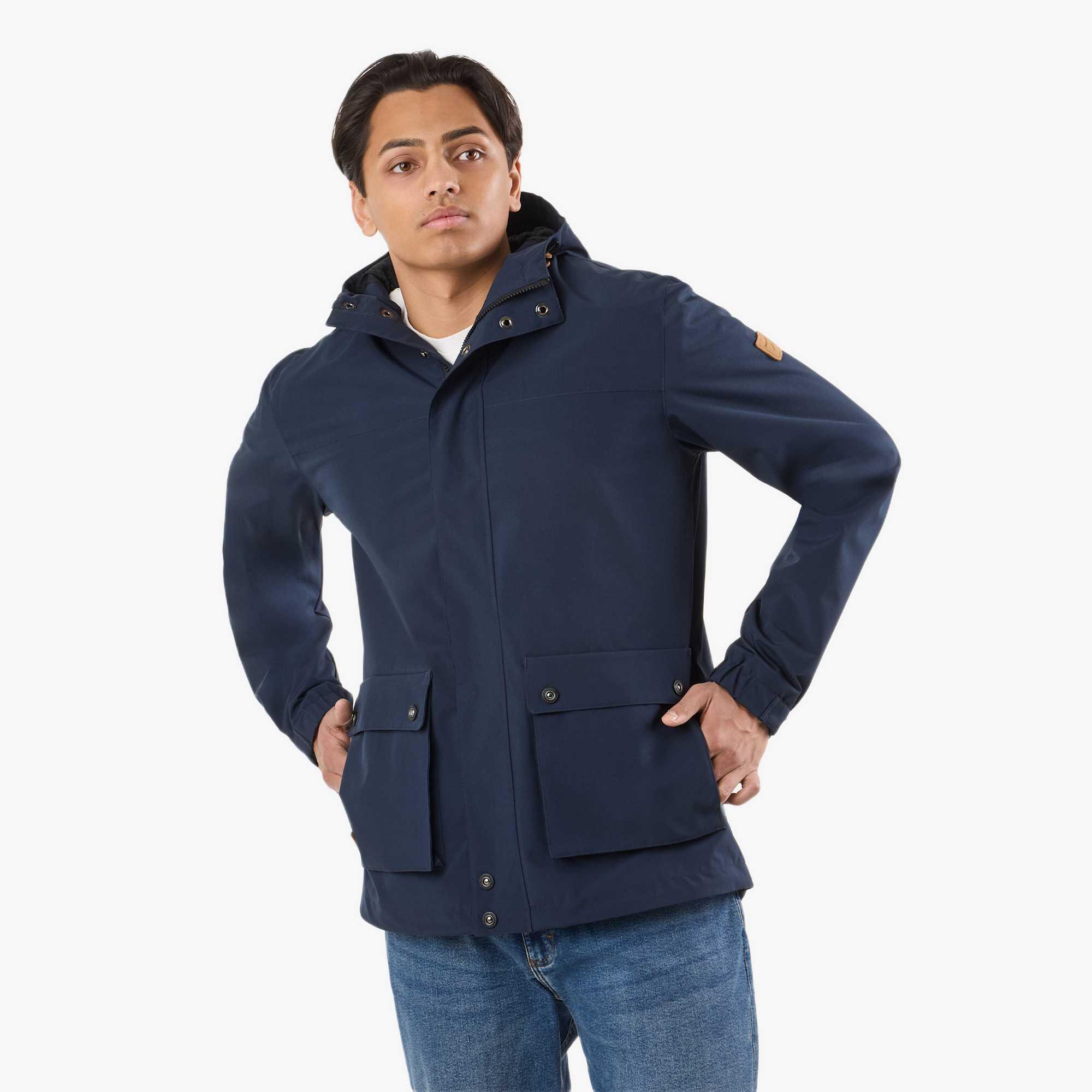 Kurtka Outdoor Wędrówki Mężczyzna Sarek Wodoodporny