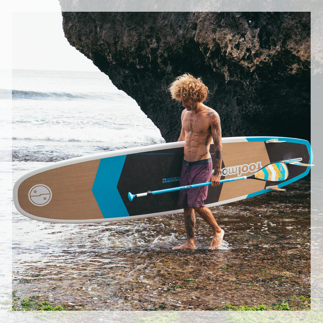 Verstellbares SUP-Paddel | Fiberglas + Carbon 2/2