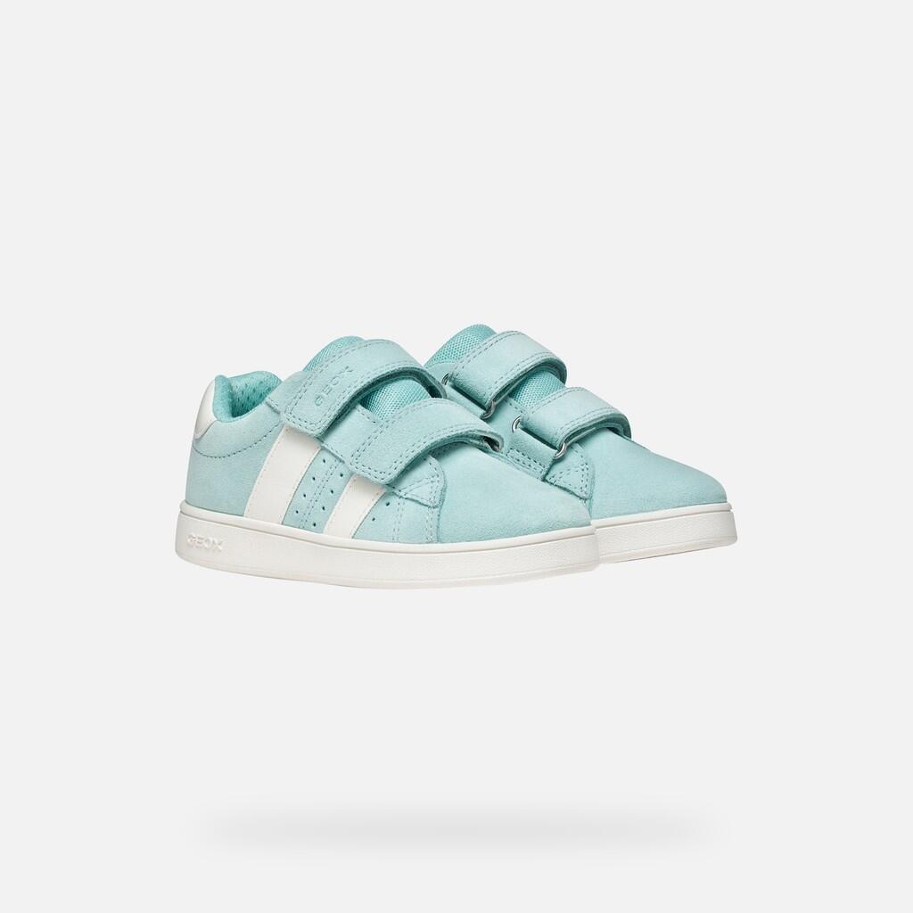 Baskets Fille J ECLYPER GIRL Bleu Eau/Blanc 3/7
