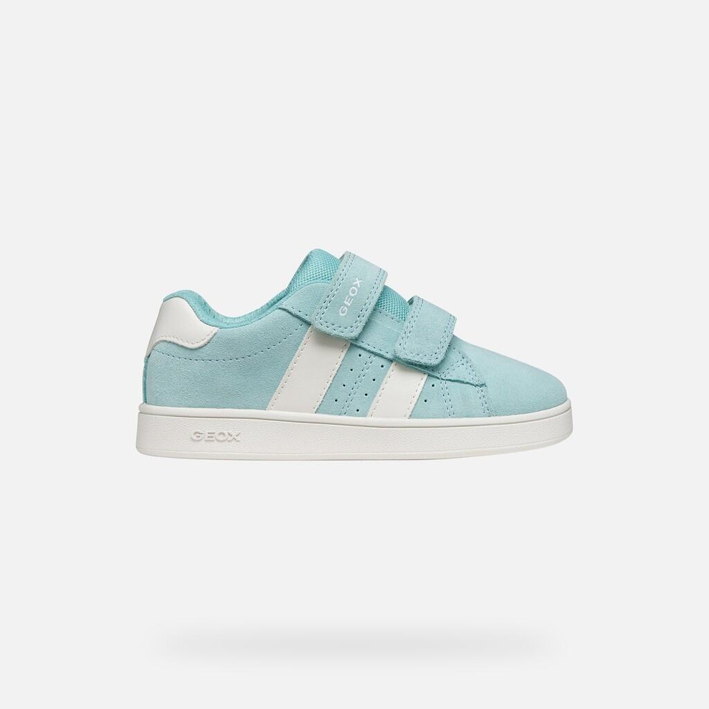 Baskets Fille J ECLYPER GIRL Bleu Eau/Blanc 2/7
