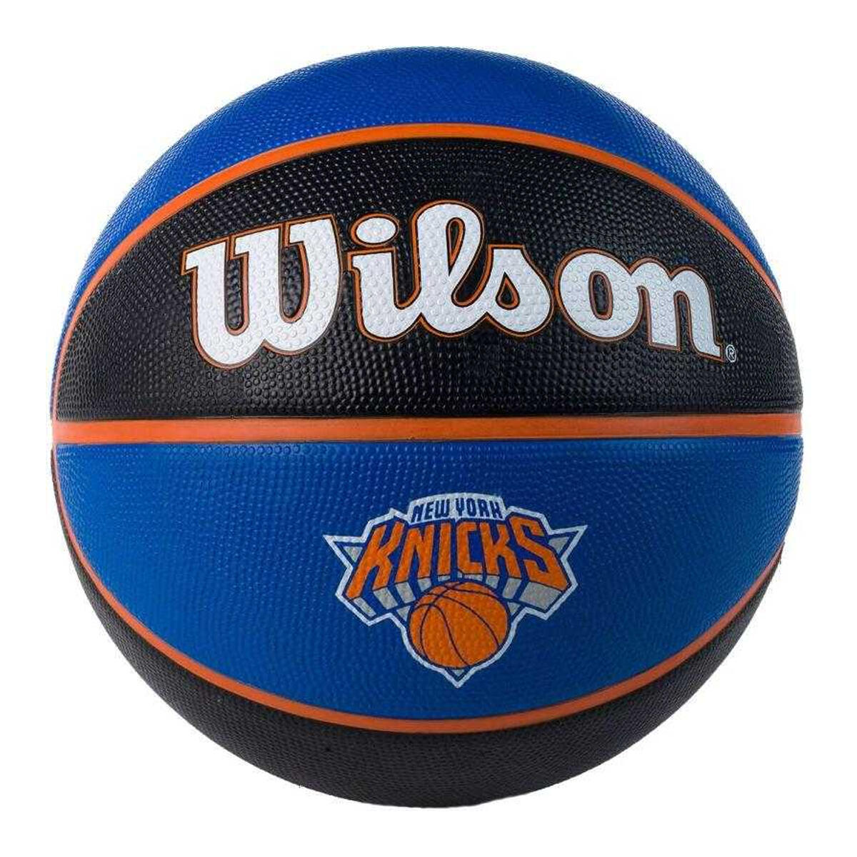 NBA Team New York Knicks Basketball (Black/Blue) 7 2/3