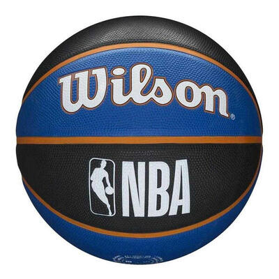 Pallacanestro Maglia New York Wilson NBA Team Nero Blu