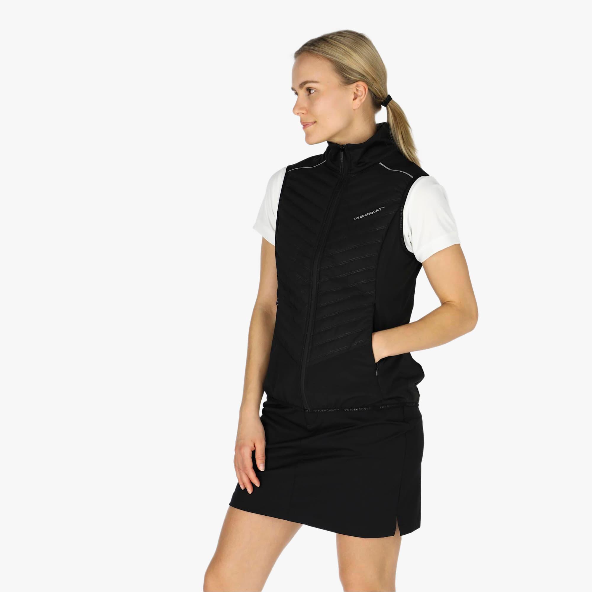 Damen Trainingsweste wattiert wind- und wasserabweisend On Course Vest 4/7