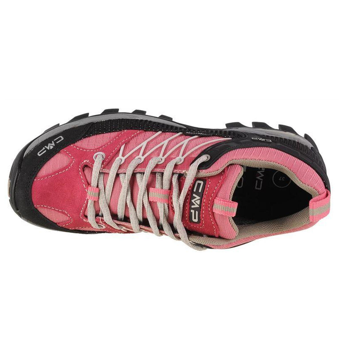 Scarpe Da Passeggio Pelle Scamosciata Taglio BassoDonna CMP Rigel Nero Rosa 4/4