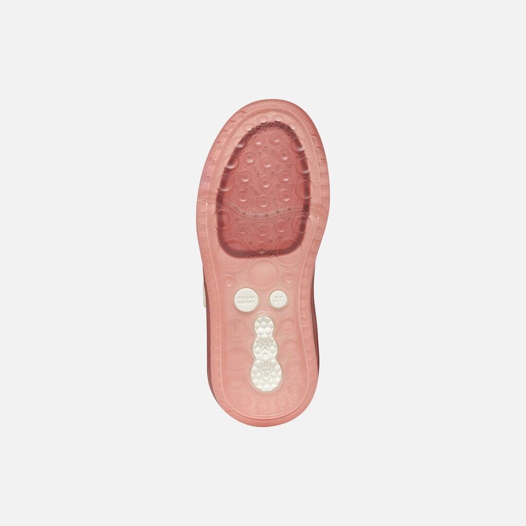 Baskets Fille J SKETLITE GIRL Blanc/Rose Clair 7/7