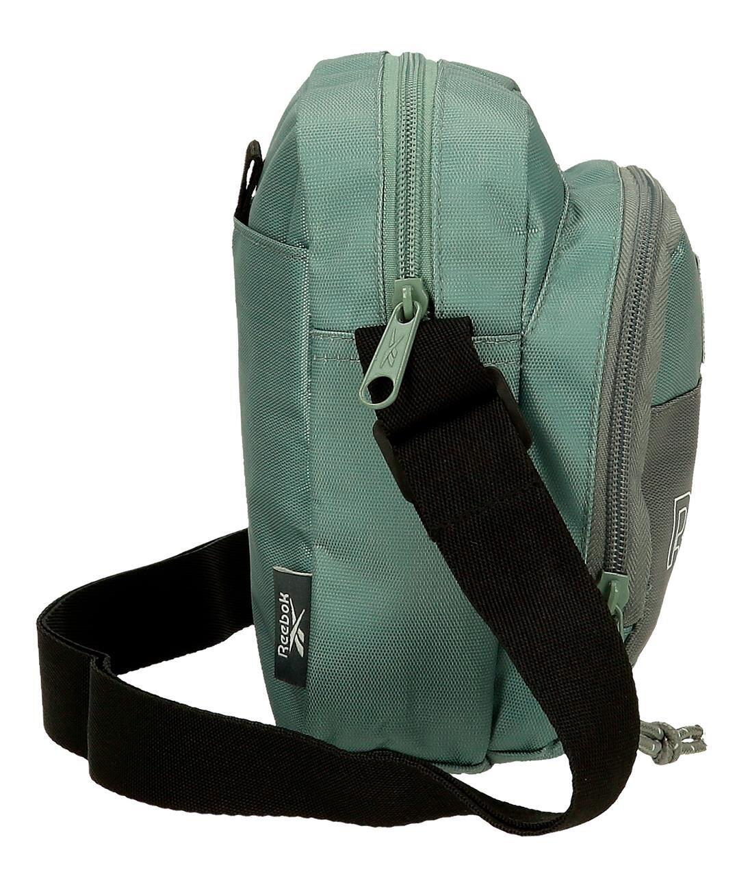 Bolsa tiracolo feminina Reebok Arlo verde-claro 4/5