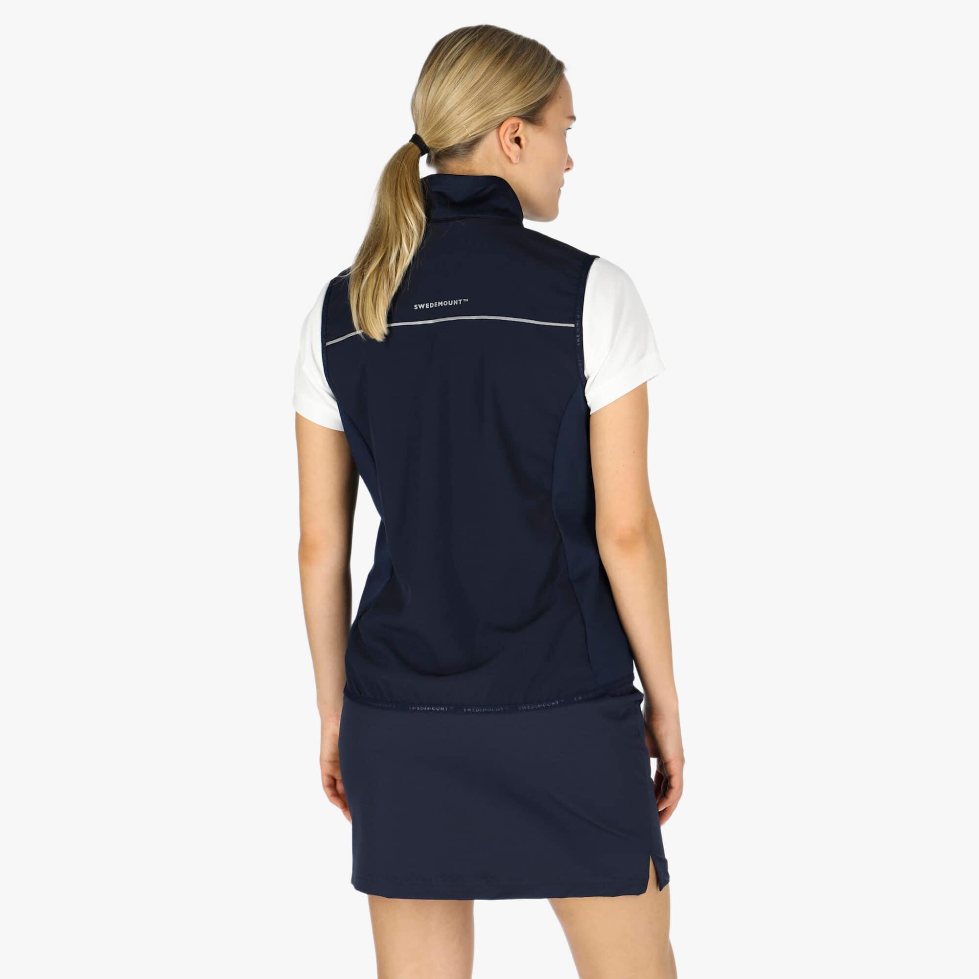 Dames training gewatteerd vest waterafstotend winddicht On Course Vest 2/7