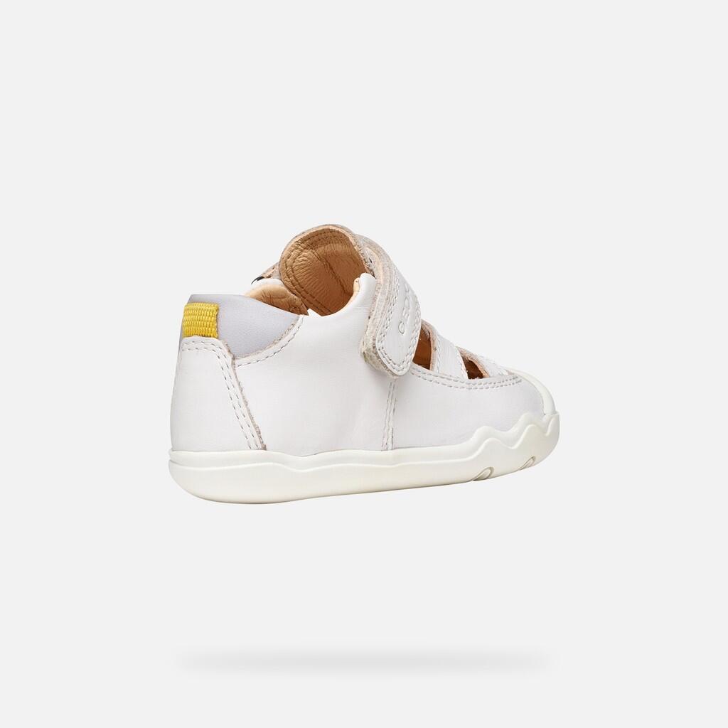 Baskets Bébé Garçon STEPPIEUP BABY BOY Blanc/Gris Clair 5/7