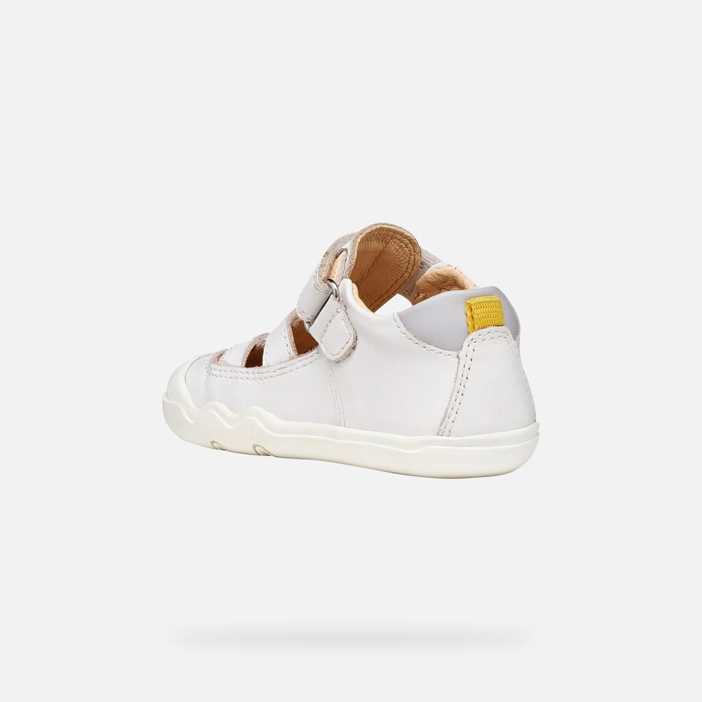 Baskets Bébé Garçon STEPPIEUP BABY BOY Blanc/Gris Clair 4/7
