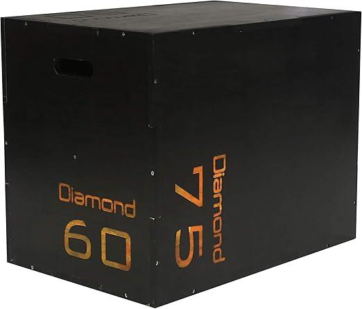 Diamond Professional Plyo Nera, Plyometric Box Unisex Adulto, Nero, Taglia Unica 2/2