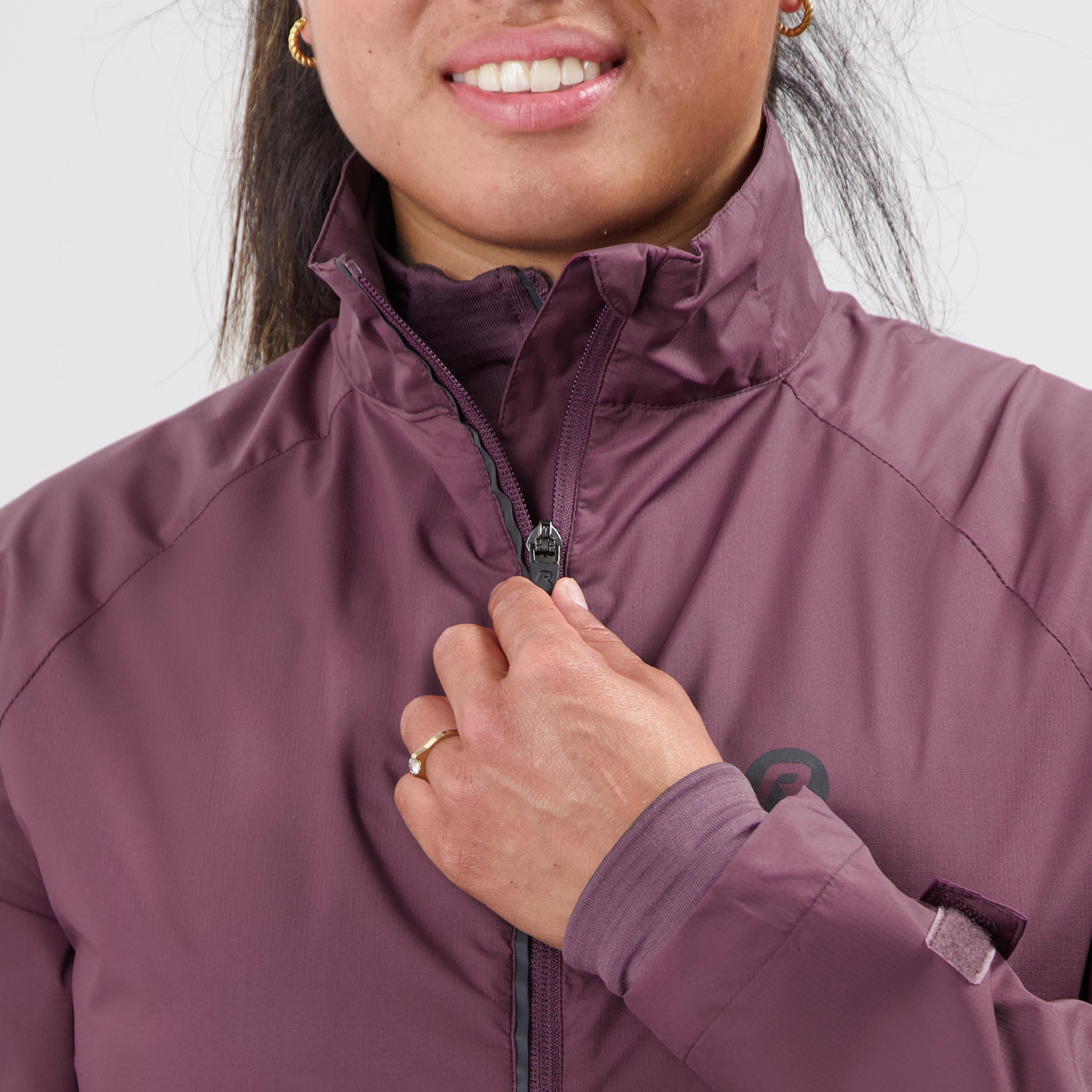 Veste de running femme Essential Aubergine 5/7