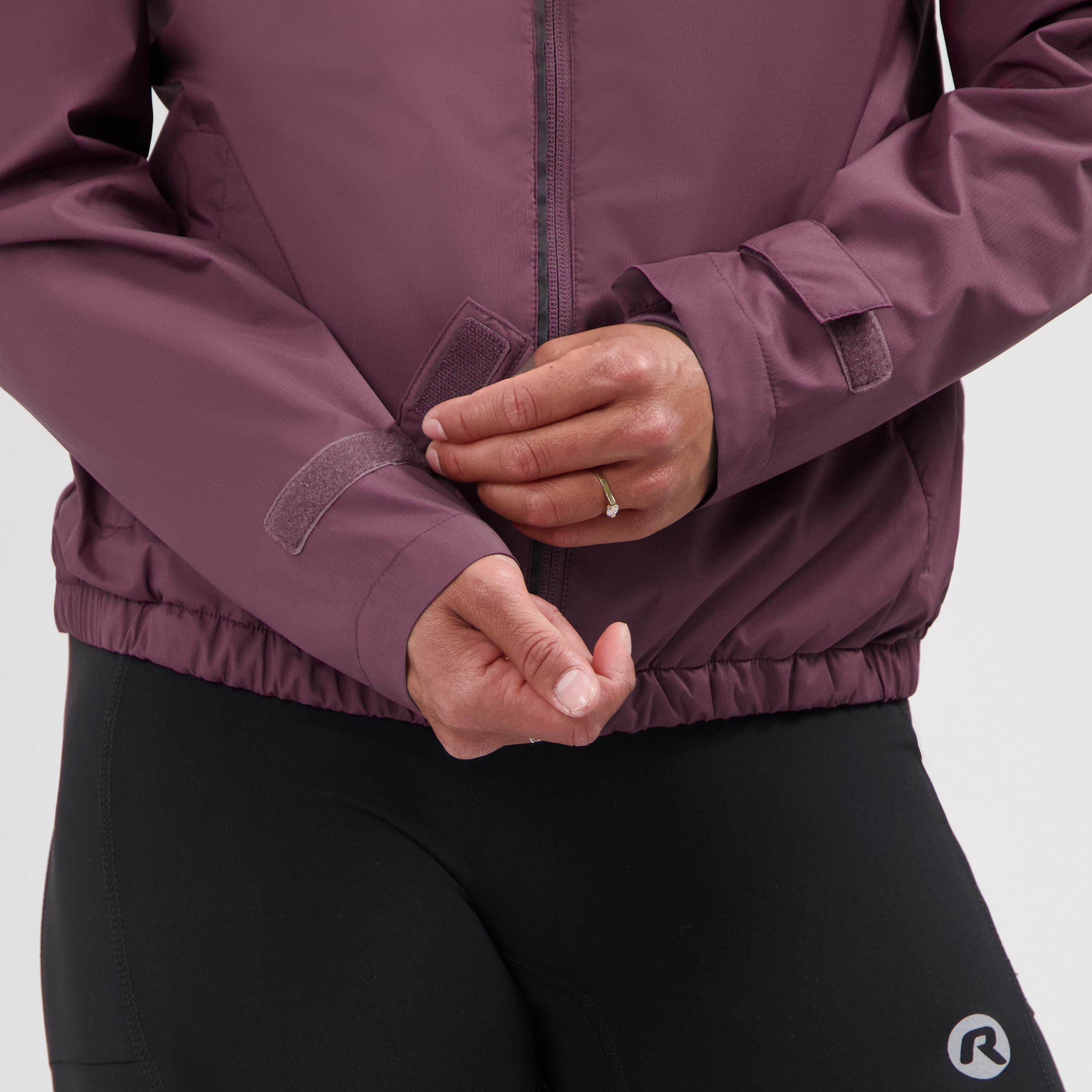 Veste de running femme Essential Aubergine 6/7